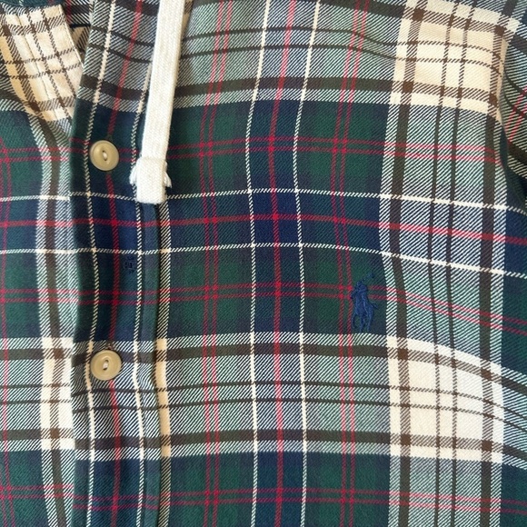 Polo Ralph Lauren Thermal Hooded Flannel Small - Picture 4 of 4